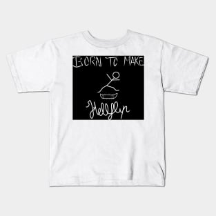 Born to make heelflip Kids T-Shirt